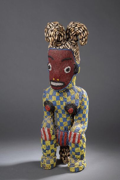 null Statuette perlée | Cameroun

Haut. 50 cm