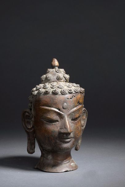 null Tête de Bouddha | Thaïlande

Bronze.

Haut 14 cm