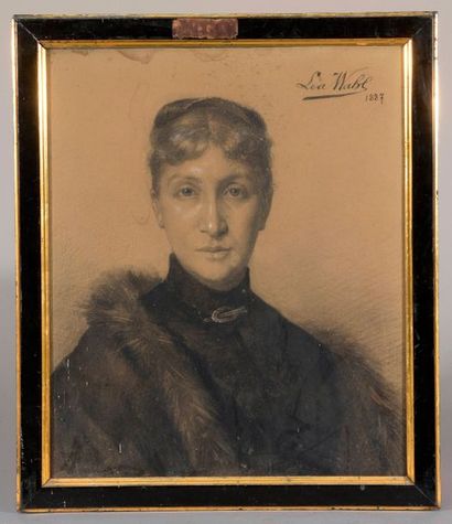 null Léa WAHL FONTAINE (1867 - 1940).


Portraits de femme.


Deux dessins, l'un...