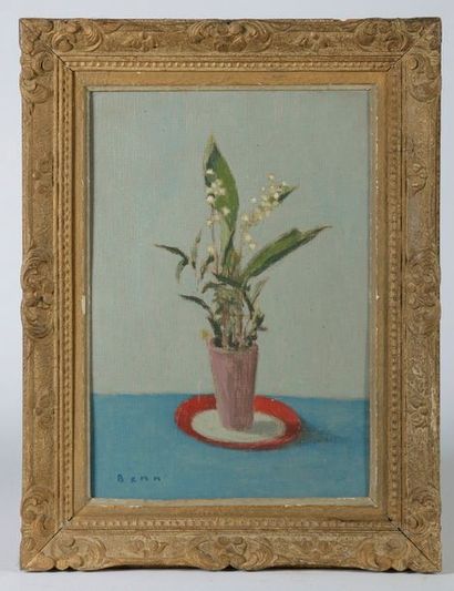 null BENN (1905 - 1989).

Vase au muguet.

Huile sur isorel signée en bas à gauche...