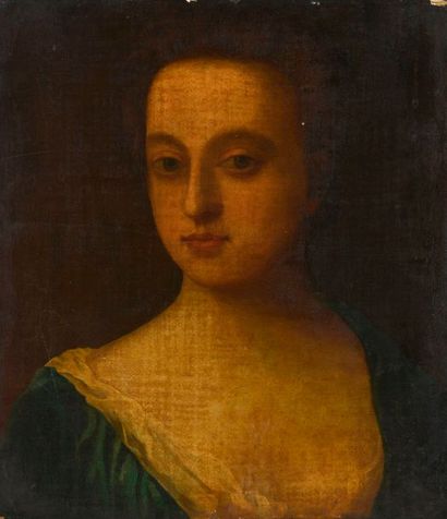 null Dans le goût de Godfrey KNELLER (1646-1723).

Portrait de femme en buste.

Huile...