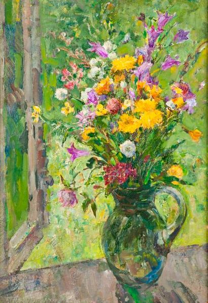 null Porfiri KRYLOV (Russie, 1902 - 1990).

Bouquet de fleurs des champs.

Huile...