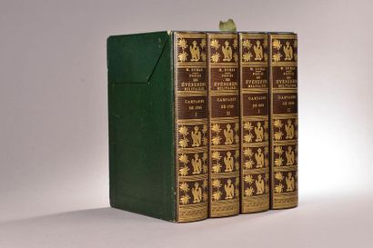 null NOTES autographes par NAPOLÉON Ier (1769-1821) en marge de 4 volumes du Précis...