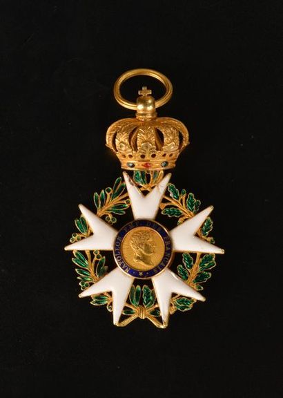 null France Ordre impérial de la Légion d’honneur. 
Étoile d’Officier, époque Ier...