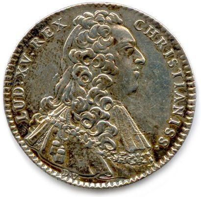 null Jeton en argent par Duvivier.
LOUIS XV (1715-1774).
États de Bourgogne, 1740....