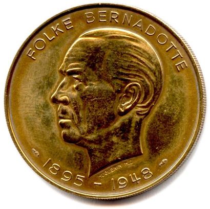null Module 100 francs or (rose) 1895-1948 à l’effigie de Bernadotte. Graveur Huguenin.
Tranche...