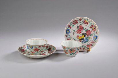 null CHINE, Compagnie des Indes - Époque YONGZHENG (1723 - 1735).
Ensemble comprenant...