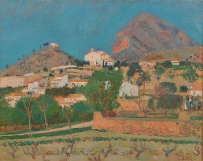null Georges-André KLEIN (1901-1992).
Paysage de montagne méditerranéen.
Huile sur...