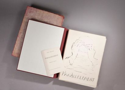 null VERLAINE (Paul), Parallèlement, Paris, Éditions Vialetay, 1954. In-folio, illustré...