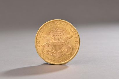null Pièce en or de 20 dollars américains, "liberté", 1897.
Pièce conservée à la...