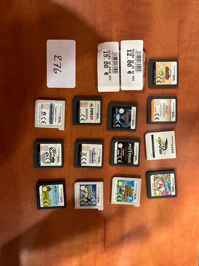 null Lot de 12 jeux DS et DS, 3 micro SD et 1 SUPER CARD