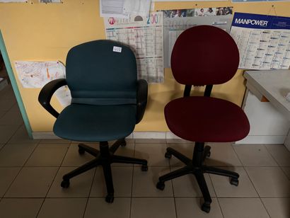 null 2 chaises de bureau