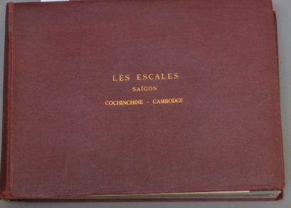 null 1925. [Indochine] 'Les Escales, Saïgon, Cochinchine, Cambodge'. c.1925

Album...