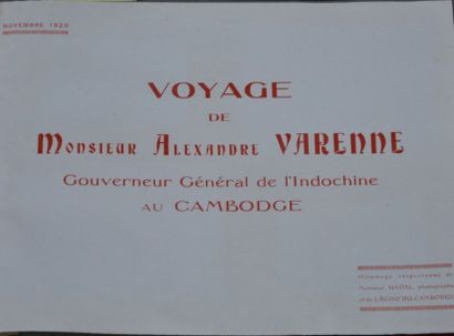 null 1925. NADAL à SAIGON

Voyage de Monsieur Alexandre Varenne Gouverneur Général...