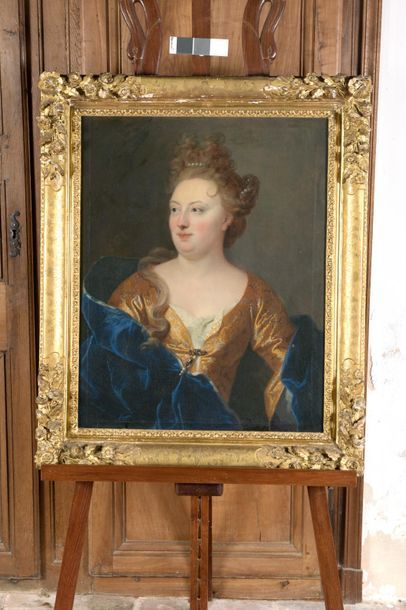 François DE TROY (Toulouse, 1645 – Paris, 1730), attribué à
Portrait de femme en...