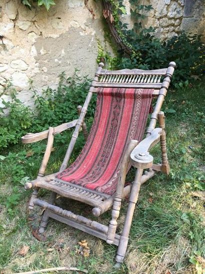 6 fauteuils assise tissée. Egypte. null