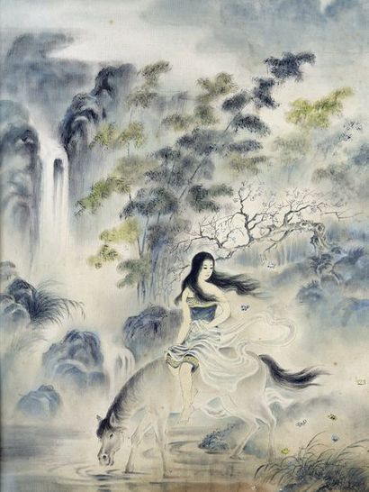 null Tran Van Tho (1917-XXe)

Ecole des Beaux-Arts de l'Indochine. 

La cavalière.

Peinture...