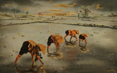 null Atelier de Nguyen Thanh Lê (1919-2003) 

Maîtres-laqueurs actifs à Saïgon entre...