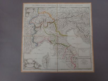 null Cartes - [Italie]. Carte générale du Theatre de la Guerre en Italie en 30 feuilles...