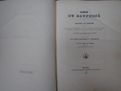 null Dauphiné - CASSIEN & DEBELLE. Album du Dauphiné ou recueil de dessins représentant...