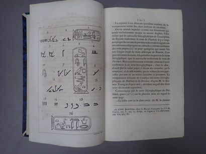 null CHAMPOLLION (Jean-François). Précis du système hiéroglyphique des anciens Egyptiens...