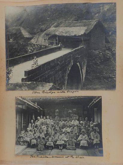 null **1899. Chine, album d'un missionnaire anglais.c.1899

Album in-4° oblong (25x32...