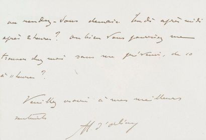 null Lettres d'Henri d'Orléans situées à Djibouti et le Caire. 1898.



Djibouti,...