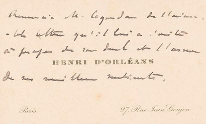 null Lettres d'Henri d'Orléans situées à Djibouti et le Caire. 1898.



Djibouti,...