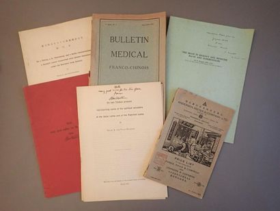 null IMPRESSIONS DE PEKIN, ensemble de 6 publications:

Bulletin médical franco-chinois,...