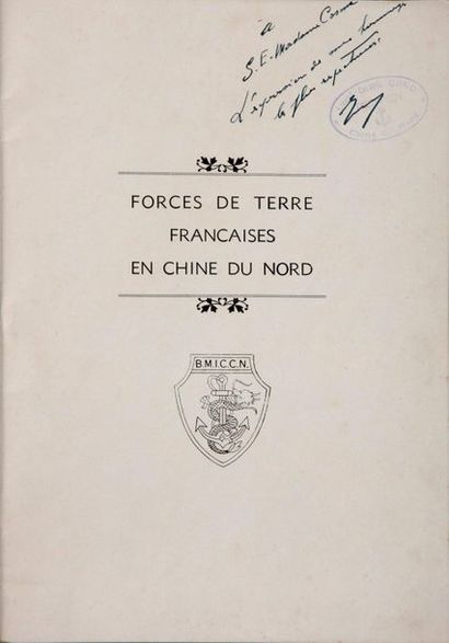 null B.M.I.C.C.N., FORCES DE TERRE FRANCAISES EN CHINE DU NORD, 

Tientsin, 1940-1941,...