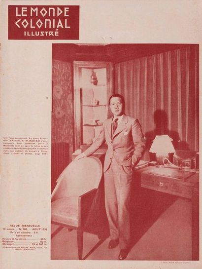 null 1931

Bao Daï, un ensemble de 11 magazines grand format " Le Monde Colonial...