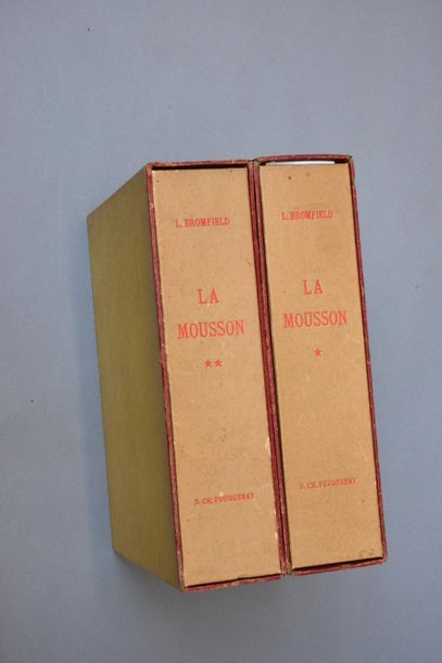null 1947

BROMFIELD - FOUQUERAY.

La Mousson. 

Watercolours by D. Charles FOUQUERAY.

Paris,...