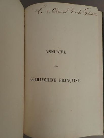 null 1867

Annuaire de la Cochinchine française. Année 1867. 

Saïgon. Imprimerie...