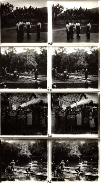 null 1922

95 glass plates and 60 stereoscopic plates of Tonkin made by a private...