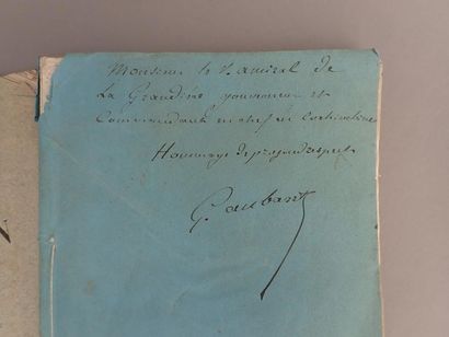 null 1868

Un ensemble de trois plaquettes dédicacées au Vice-Amiral de la Grandière...