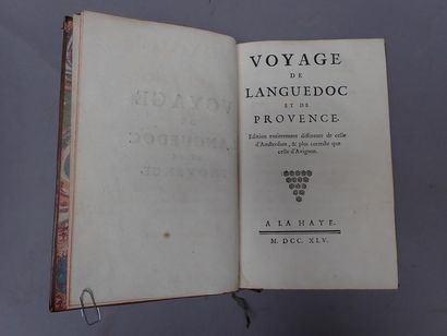 null [LE FRANC DE POMPIGNAN, MIRABEAU (Marquis de) & MONVILLE (Abbé de)]. Voyage...