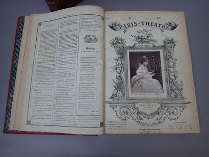 null Photographie - PARIS-THEATRE. 84 numéros (non suivis) de Paris-Théâtre de 1873...