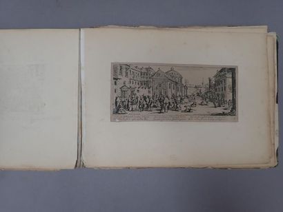 null [CALLOT (Jacques)]. Recueil de gravures diverses en tirage tardif (XIXe s.)...