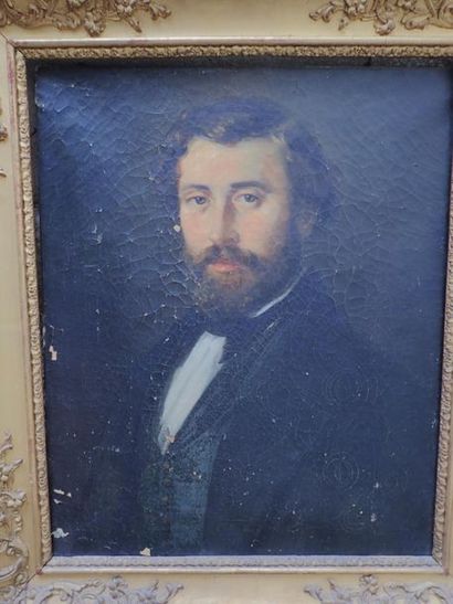 null Charles BAUGNIET (1814-1886) (d'après). Portrait d'Adolphe Sax (inventeur du...