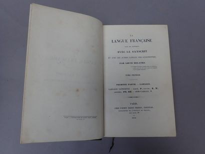 null Inde - DELATRE (Louis). La Langue française dans ses rapports avec le sanscrit...