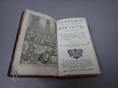 null [Games]. Académie universelle des jeux containing the rules of the games of...