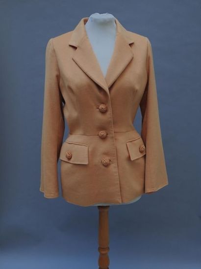 null Set of 4 T38 jackets and blazers: 

- ESCADA. A yellow jacket with blue lines...