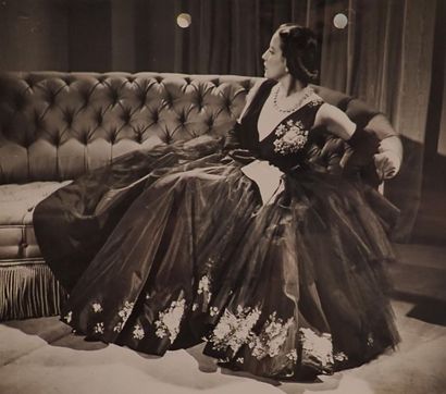 null Marcel Rochas, important ensemble de photos de mode, 1945-1950 environ, collections...