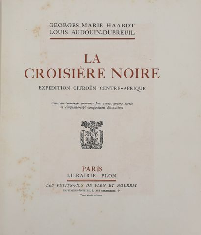 null [AFRIQUE]

1927

Georges-Marie Haardt et Louis Audouin-Dubreuil. 

La Croisière...