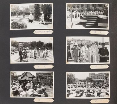 null 1936 - 1938

China campaign.

Italian style photographic album bound in carved...