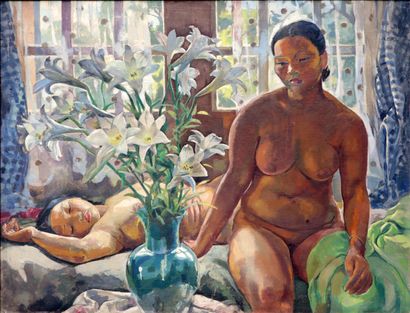 null Alix Aymé (1894-1989) 

Professor at the School of Fine Arts of Indochina

Naked...