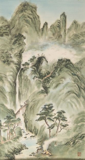 null Tran Van Tho (1917-XXe)

Ecole des Beaux-Arts de l'Indochine. 

La Cascade.

Peinture...