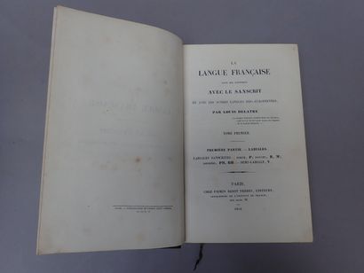 null Lot d'ouvrages sur le thème de la littérature et de la langue française: 

-...