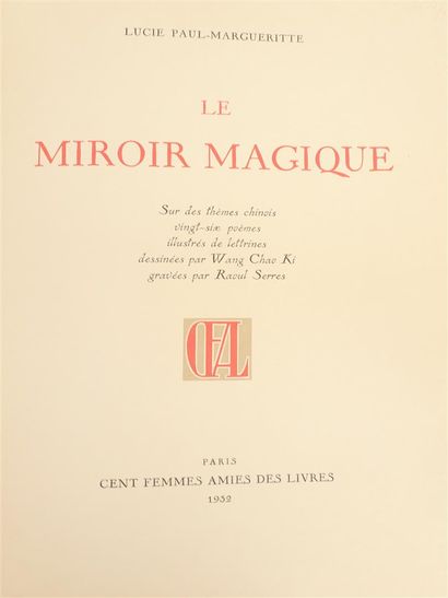 null [CHINA]

1932

Lucie Paul-Margueritte, Wang Chao Ki

The magic mirror

Paris,...