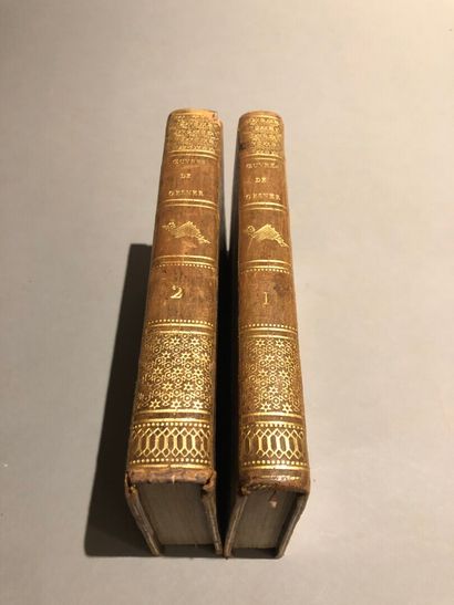 null Set of two books: 

- PIRON (Alexis). Complete works published by M. Rigoley...